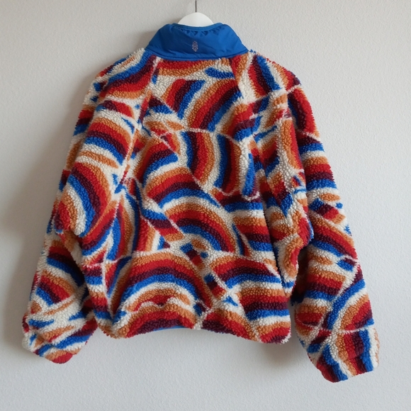 Free People Movement Hit The Slopes Printed Fleece Pullover Jacket S - Picture 3 of 14